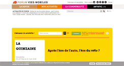 Desktop Screenshot of forumviesmobiles.org